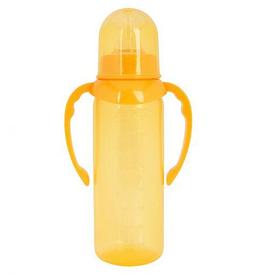 ПОМА бутылочка с ручками пластиковая быст.поток +6 250мл (оранжевая)