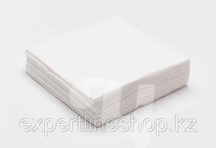 Салфетка спанлейс ЧИСТОВЬЕ белый 20х20 см 100 шт/упк (40 г/м2) НАРЕЗКА, фото 2