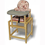 СЕНС-М Стул-стол для кормления СТД 07 пластиковая столешница Желтый, фото 4