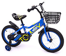 Детский двухколесный велосипед TOMIX "JUNIOR CAPTAIN 16", Blue, диаметр колес 16 дюймов (40 см), от 4 до 6 лет