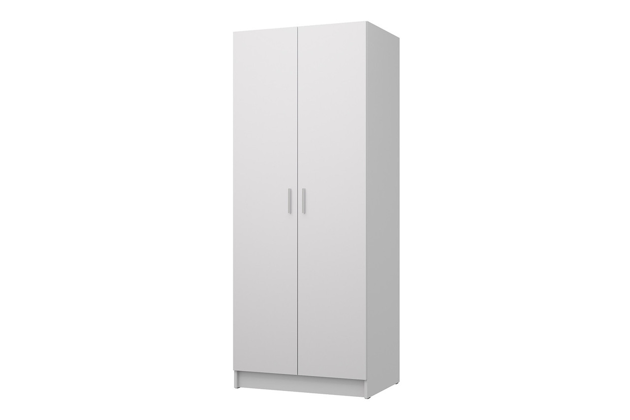 Шкаф для одежды 2-дверный Лофт, белый 80х202х57,5 см
