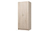Шкаф для одежды 2-дверный Лофт , дуб Сонома 80х202х57,5 см