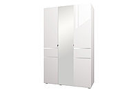 Шкаф для одежды 3-дверный Линда, белый снег 136,1х220х60,6 см, фото 1