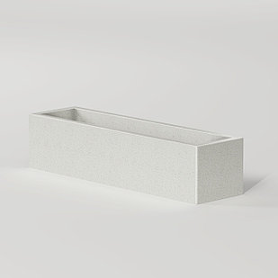 Вазон из композитного мраморного камня Архитас Mini block