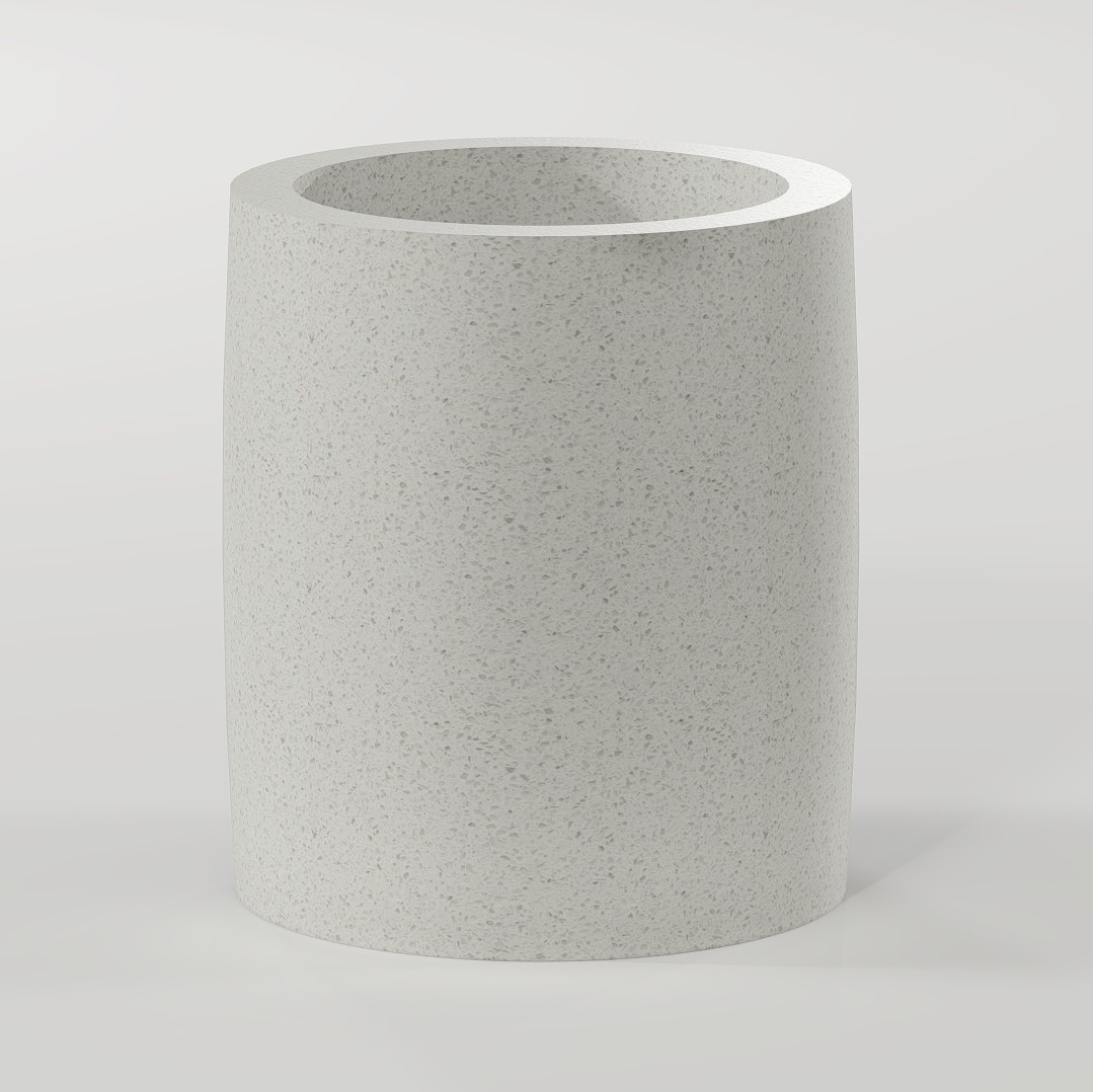 Вазон из композитного мраморного камня Архитас Mug