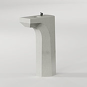Питьевой фонтан из композитного мраморного камня Архитас Poly