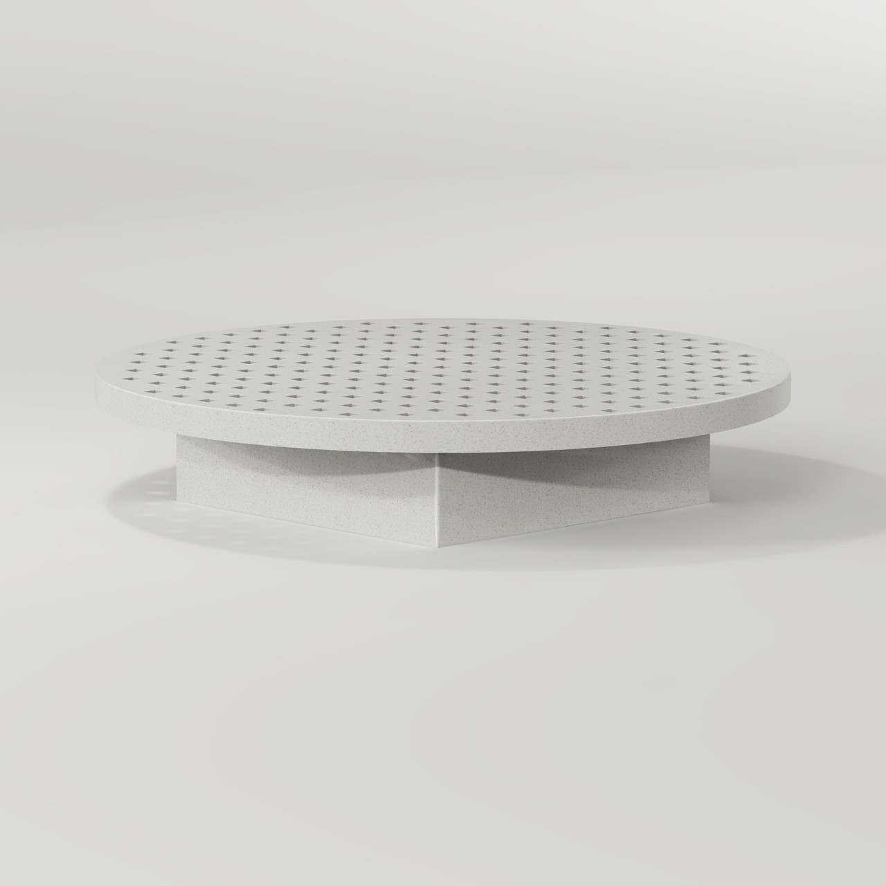 Решетка-лежак из композитного мраморного камня Архитас Waffles комплект
