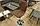 Стул барный Delusi коричневый, хром 53x97(118)x47 см, фото 9