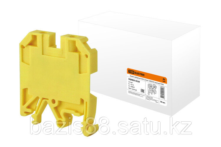 Зажим наборный ЗНИ-2,5мм2 (JXB25А) желтый | SQ0803-0529 | TDM - фото 1 - id-p99471477