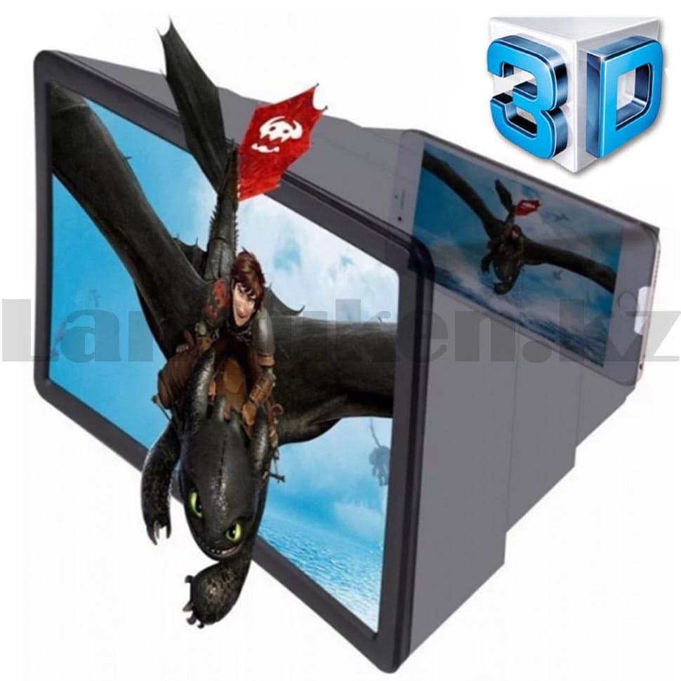 3D увеличительный экран с держателем для телефона раздвижной Amagic box F2 черный - фото 3 - id-p99478075