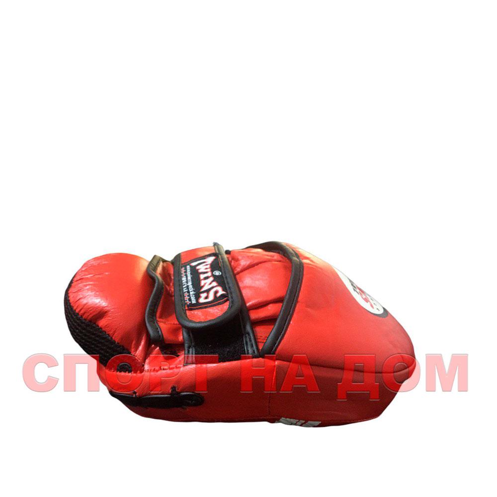 Лапы для бокса TWINS (цвет красный) - фото 2 - id-p99478067