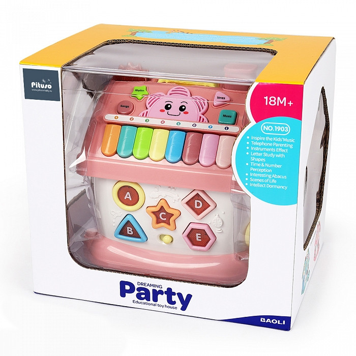 PITUSO Игрушка развивающая Музыкальный дом (свет,звук) 20,2*18,4*21,2 см (в кор.6 шт.)