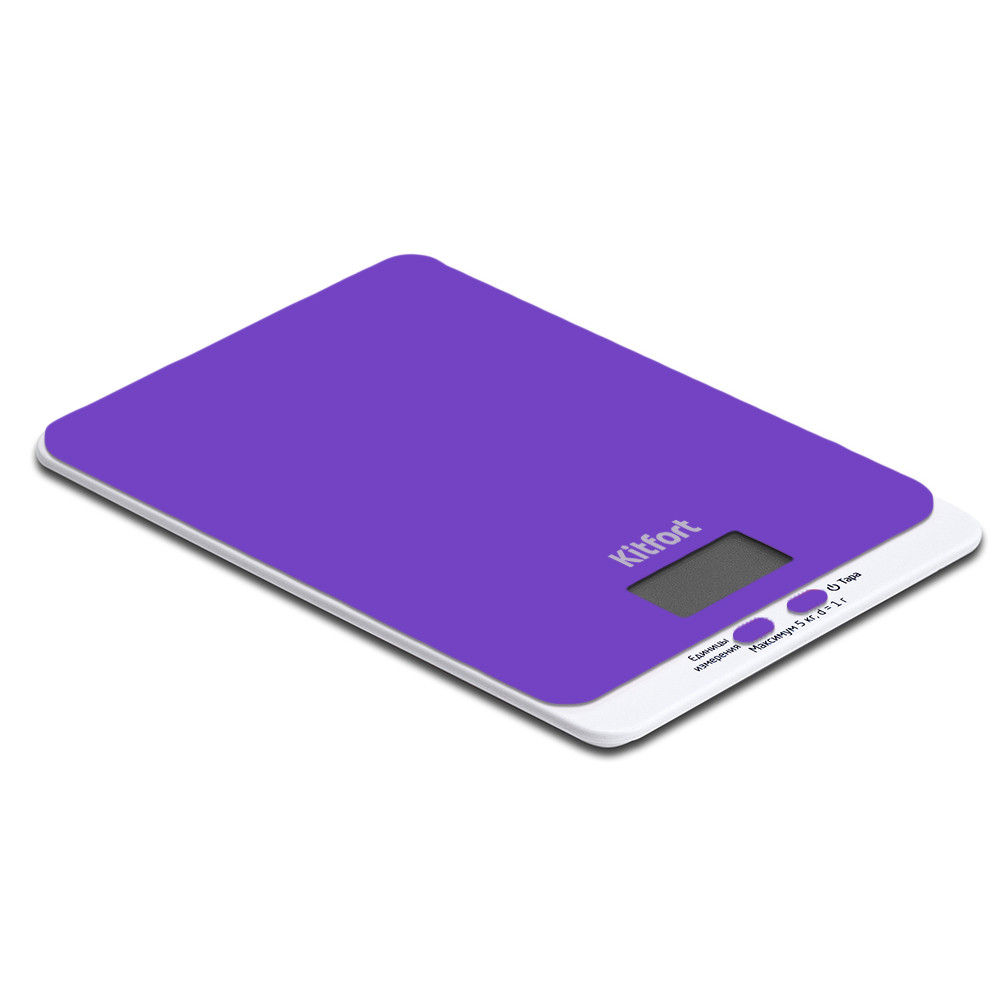 Весы кухонные Kitfort KT-803 Фиолетовый - фото 1 - id-p99480349