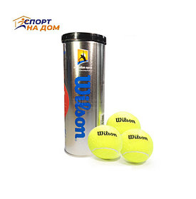 Банка мячей для тенниса Wilson WRT-103700 (в банке 3 шт)