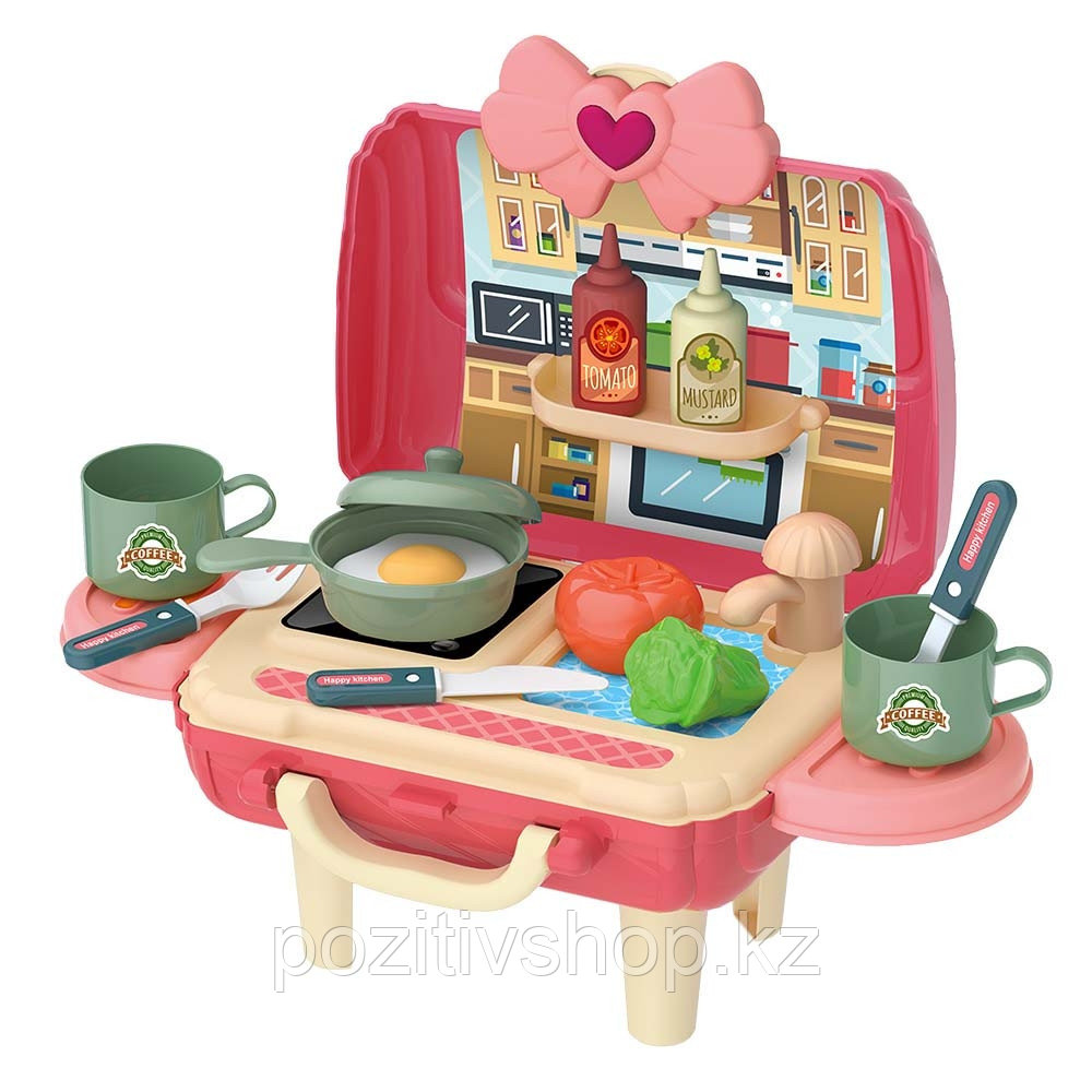 Детская кухня Pituso в чемоданчике 25 элементов - фото 1 - id-p99482601