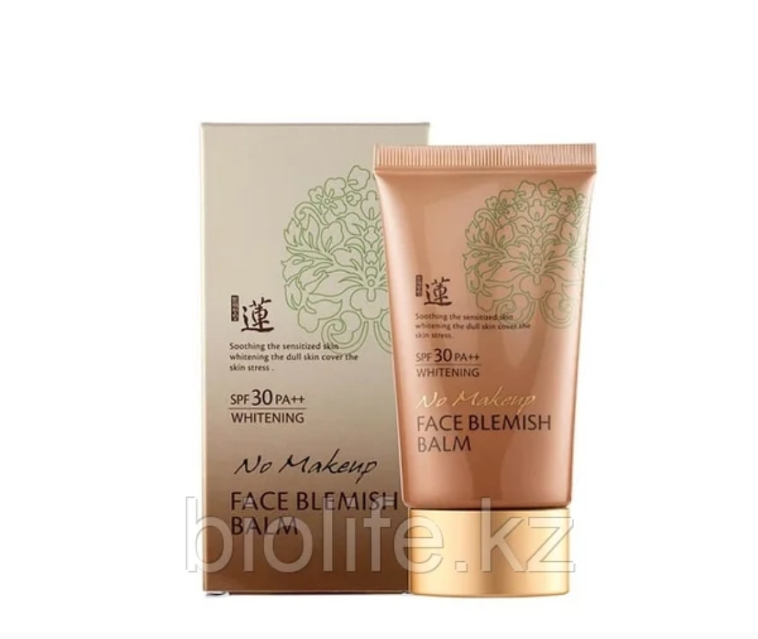 Омолаживающий ББ-крем Welcos Lotus BB No Make Up Face Blemish Balm SPF30 PA++