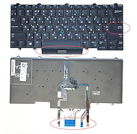 Клавиатуры Dell Latitude E5450 E5470 E7450 E7470 K9V28 клавиатура c RU/ EN раскладкой Black c подсветкой