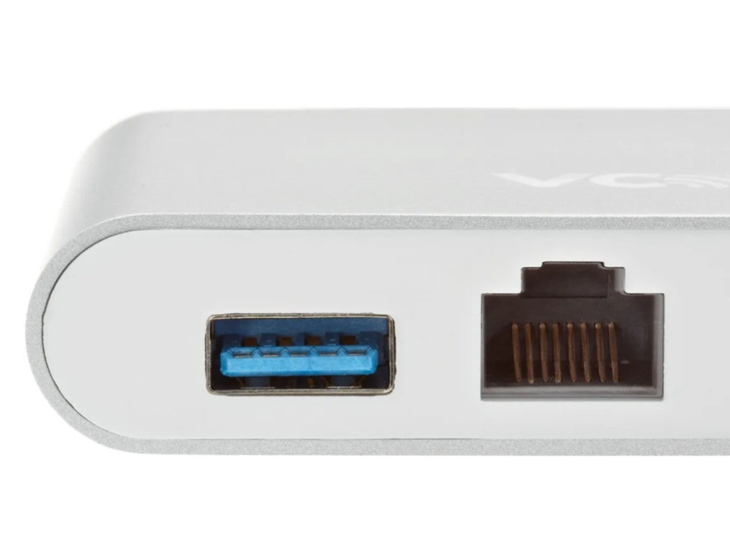 Адаптер - переходник хаб USB 3.1 Type C (4 в 1: HDMI / USB3.0 / RJ45 LAN / Type C - фото 2 - id-p99508990