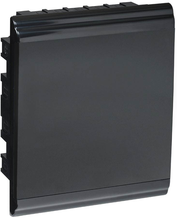 Корпус модульный пластиковый встраиваемый ЩРВ-П-24 PRIME черный IP41 IEK - фото 1 - id-p99504111