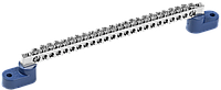 Шина N "ноль" на двух угловых изоляторах с никелевым покрытием ШНИ-6х9-24-У2-С IEK