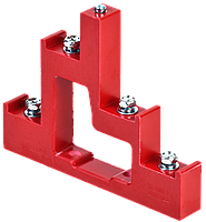 Изолятор ступенчатый ИС4-25/1-15 (4xМ6; 1xМ5) силовой с болтом IEK