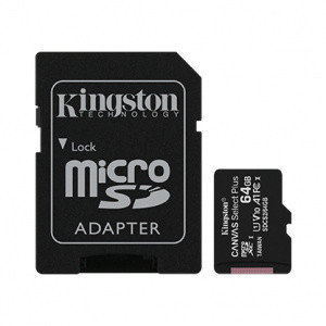 Карта памяти MicroSD, Kingston Canvas Select Plus, 64GB, SDCS2/64GB, Class 10, UHS-I, R100/W100, фото 2