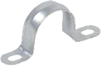 Скоба металлическая двухлапковая d16-17мм (10шт/упак) IEK