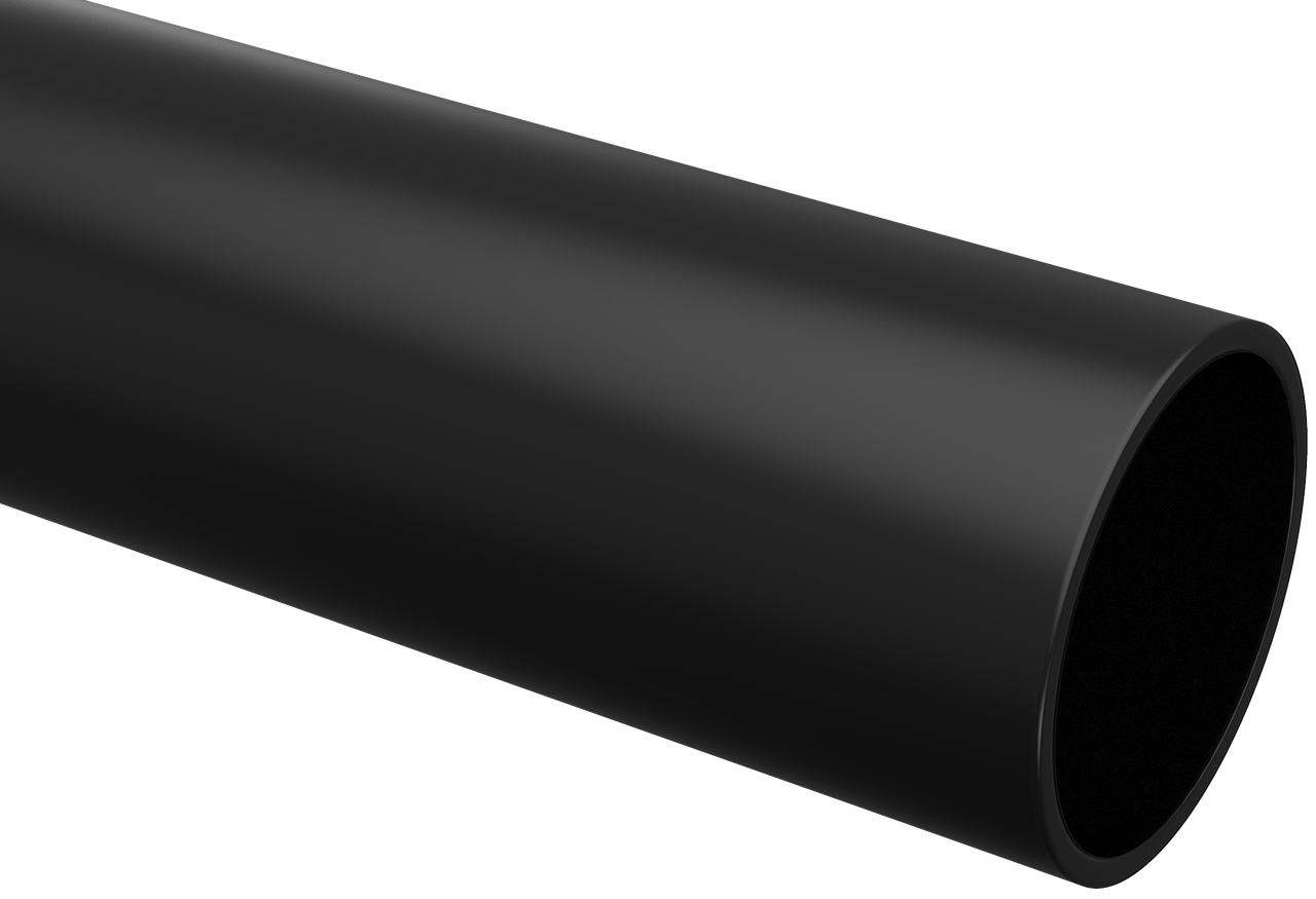 Труба гладкая жесткая ПНД d=16мм черная (25м) IEK - фото 1 - id-p99510964