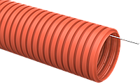 Труба гофрированная ПНД d=40мм с зондом оранжевая (15м) IEK