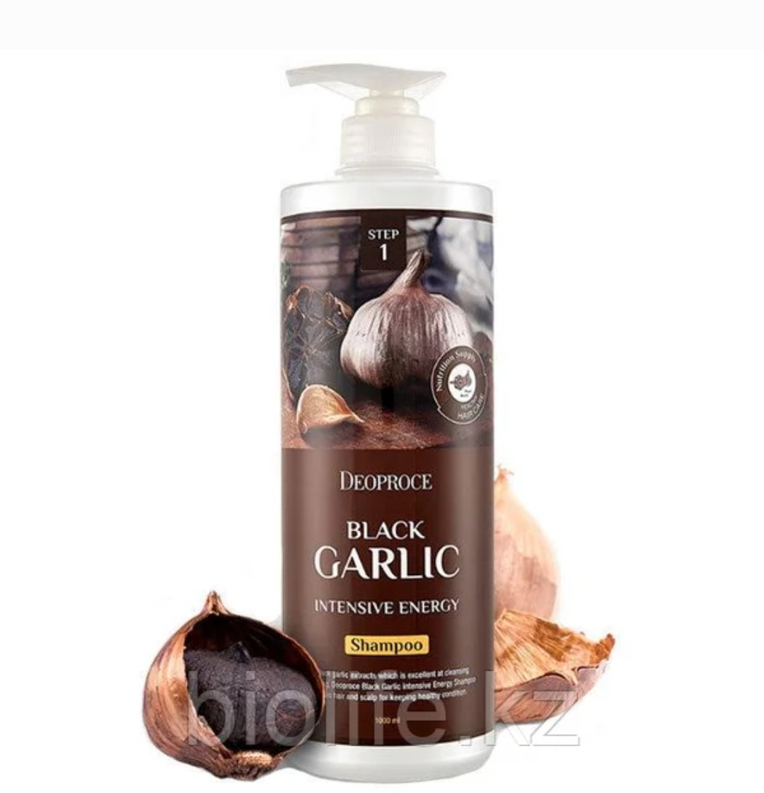 Шампунь для волос Deoproce Black Garlic Intensive Energy Shampoo 1000 ml.