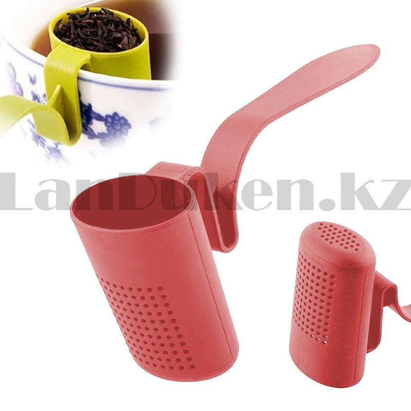 Ситечко для заварки чая Tea Strainer LM красная - фото 1 - id-p99511722