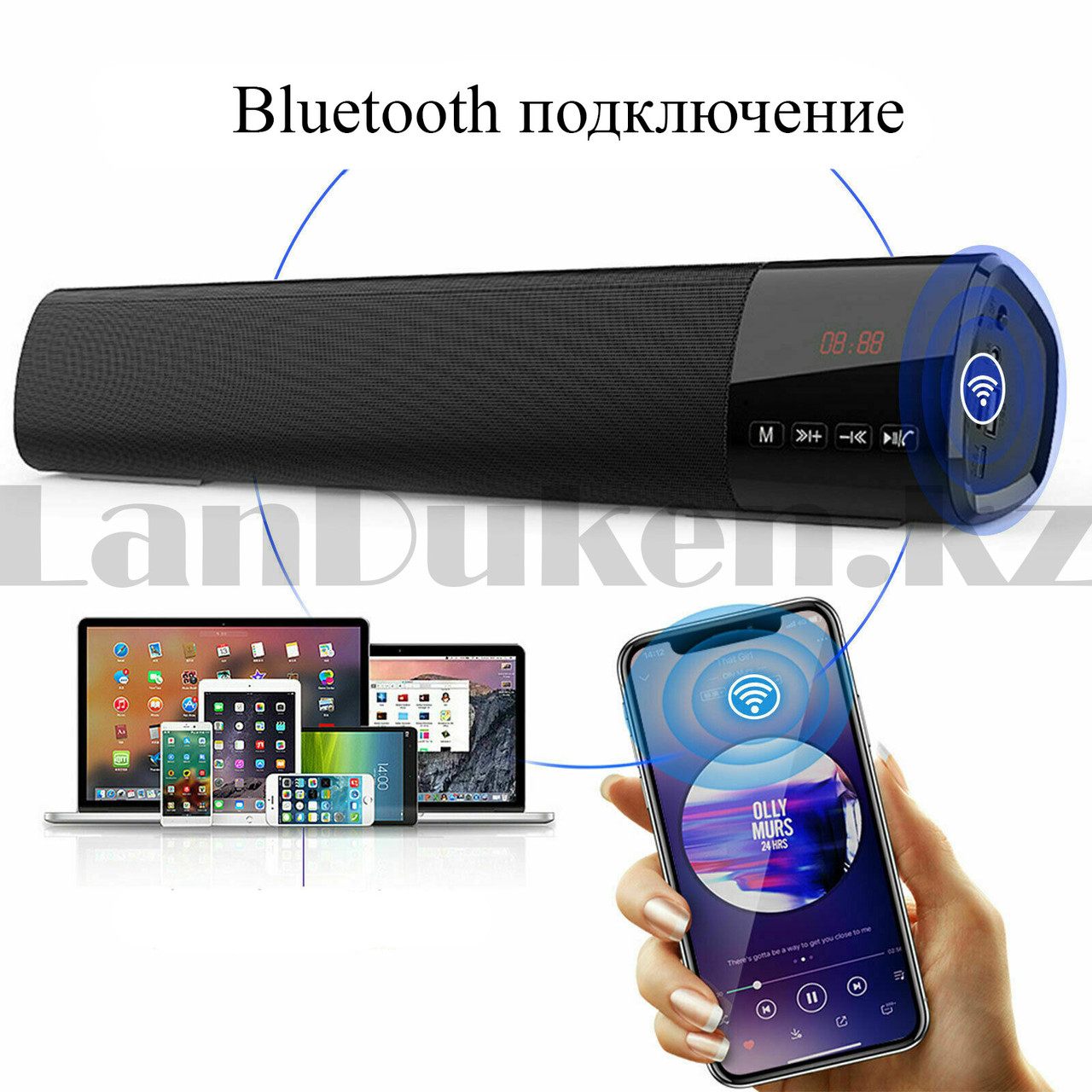 Колонка беспроводная стерео bluetooth-спикер B28S - фото 8 - id-p99511826