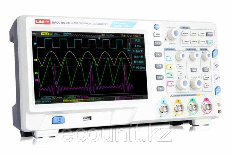 UNI-T UPO2104CS Фосфорный цифровой осциллограф (4 канала х 100 МГц)