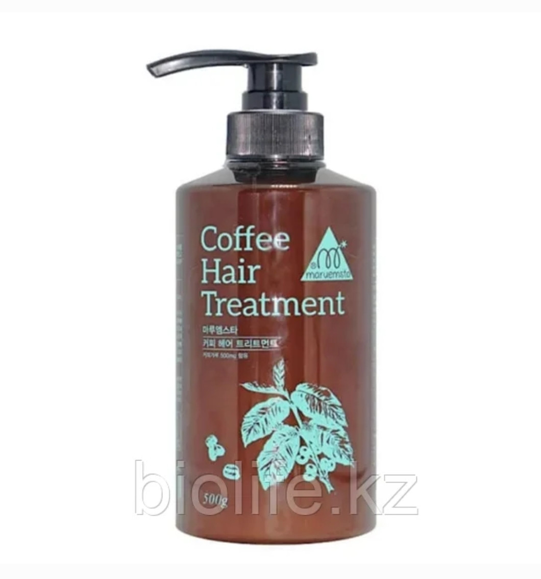 Увлажняющая маска для поврежденных волос с экстрактом кофе MARUEMSTA Coffee Hair Treatment 500 ml