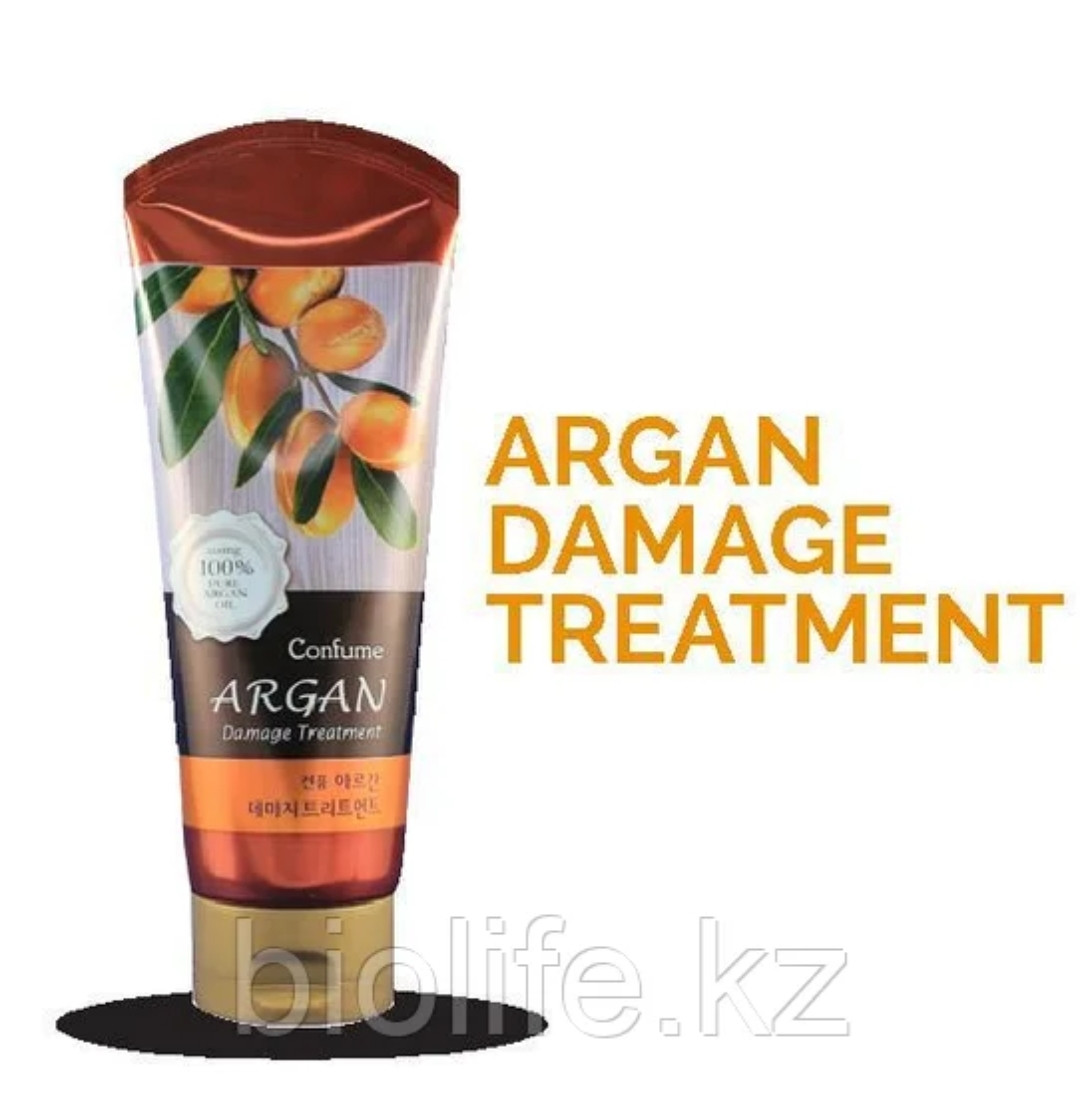 Маска для поврежденных волос с аргановым маслом Welcos Confume Argan Damage Treatment 200g.