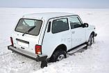 Защита порогов с алюм. площадкой Ø51мм (НПС) LADA "4х4 2121" 1995-/ "4x4 URBAN" 2015-, фото 6