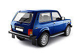Защита порогов с алюм. площадкой Ø51мм (ППК) LADA "4х4 2121" 1995-/ "4x4 URBAN" 2015-, фото 2