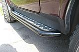 Защита порогов с алюм. площадкой Ø51мм (ППК) LADA "4х4 2121" 1995-/ "4x4 URBAN" 2015-, фото 3