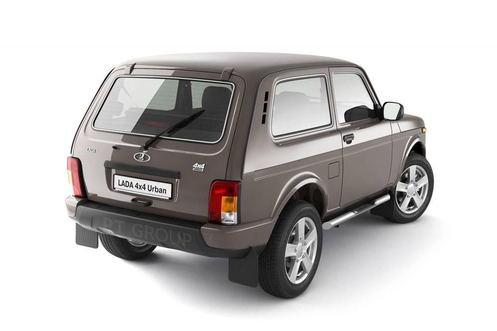 Защита порогов с накладками Ø63мм (НПС) LADA "4х4 2121" 1995-/ "4x4 URBAN" 2015-