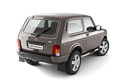 Защита порогов с накладками Ø76мм (НПС) LADA "4х4 2121" 1995-/ "4x4 URBAN" 2015-