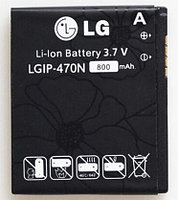 Заводской аккумулятор для LG D580 SV800 KH8000 GD580E LH8000 (LGIP-470N, 800 mAh)