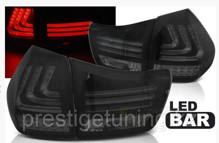 Задние фонари Lexus RX 2003-09 тюнинг (Черный цвет) - фото 1 - id-p99540364
