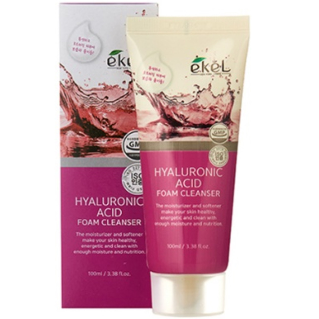 Пенка для умывания с гиалуроновой кислотой Ekel Hyaluronic Acid Foam Cleanser, 100мл