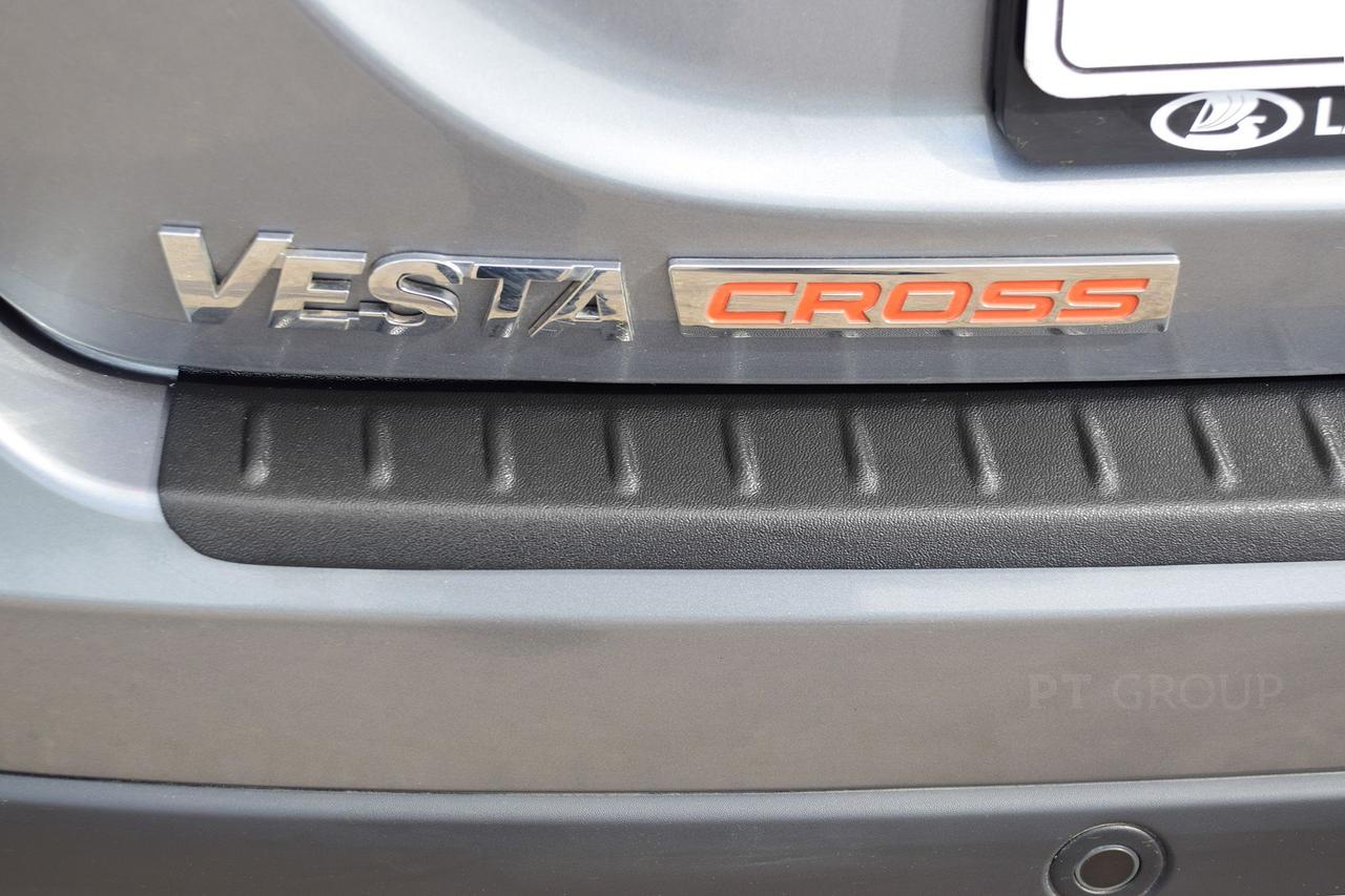Накладка на задний бампер (ABS) LADA Vesta SW Cross 2017- - фото 4 - id-p99540709