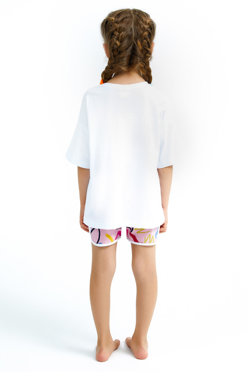 Пижама девичья подростк* 9-10 / 134-140 см, Белый - фото 4 - id-p99506543