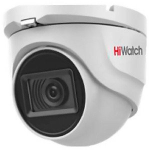 Купольная HD-TVI видеокамера HiWatch DS-T203A с микрофоном, фото 2