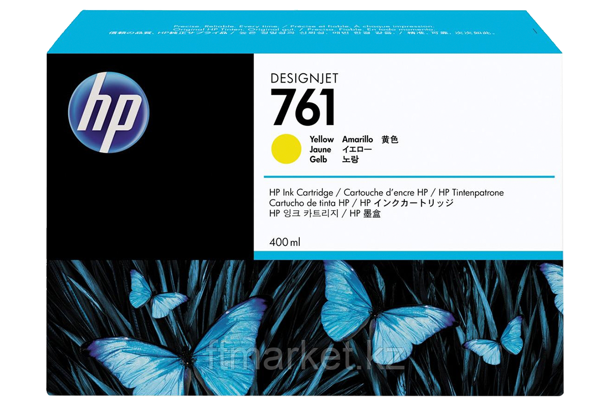 Картридж струйный CM992A HP 761 400-ml Yellow Designjet Ink Cartridge, фото 1