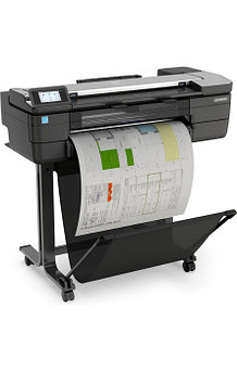 МФУ А1 HP DesignJet T830 24in F9A28D, печать A1 26сек/А1, 81 стр А1/час; скан до 12 см/сек, USB 3.0, Wi-Fi