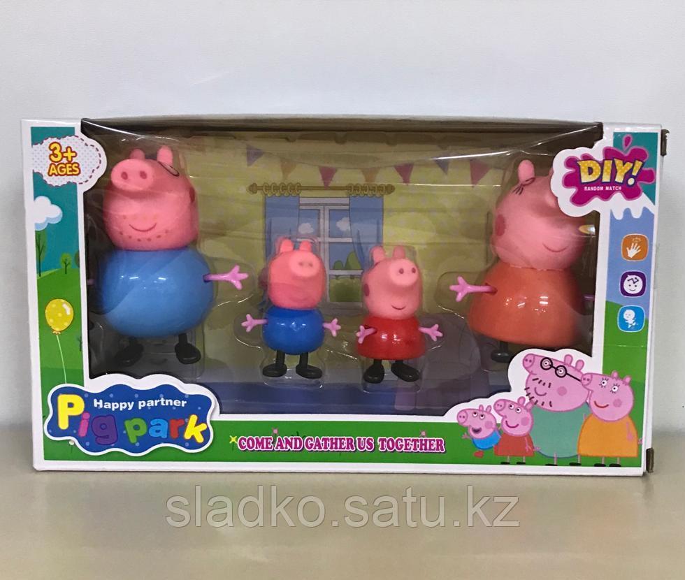 Набор фигурок Свинка Пеппа Peppa 4 фигурки - фото 1 - id-p99557543