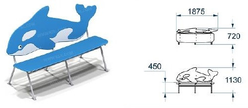 Скамья "Касатка"